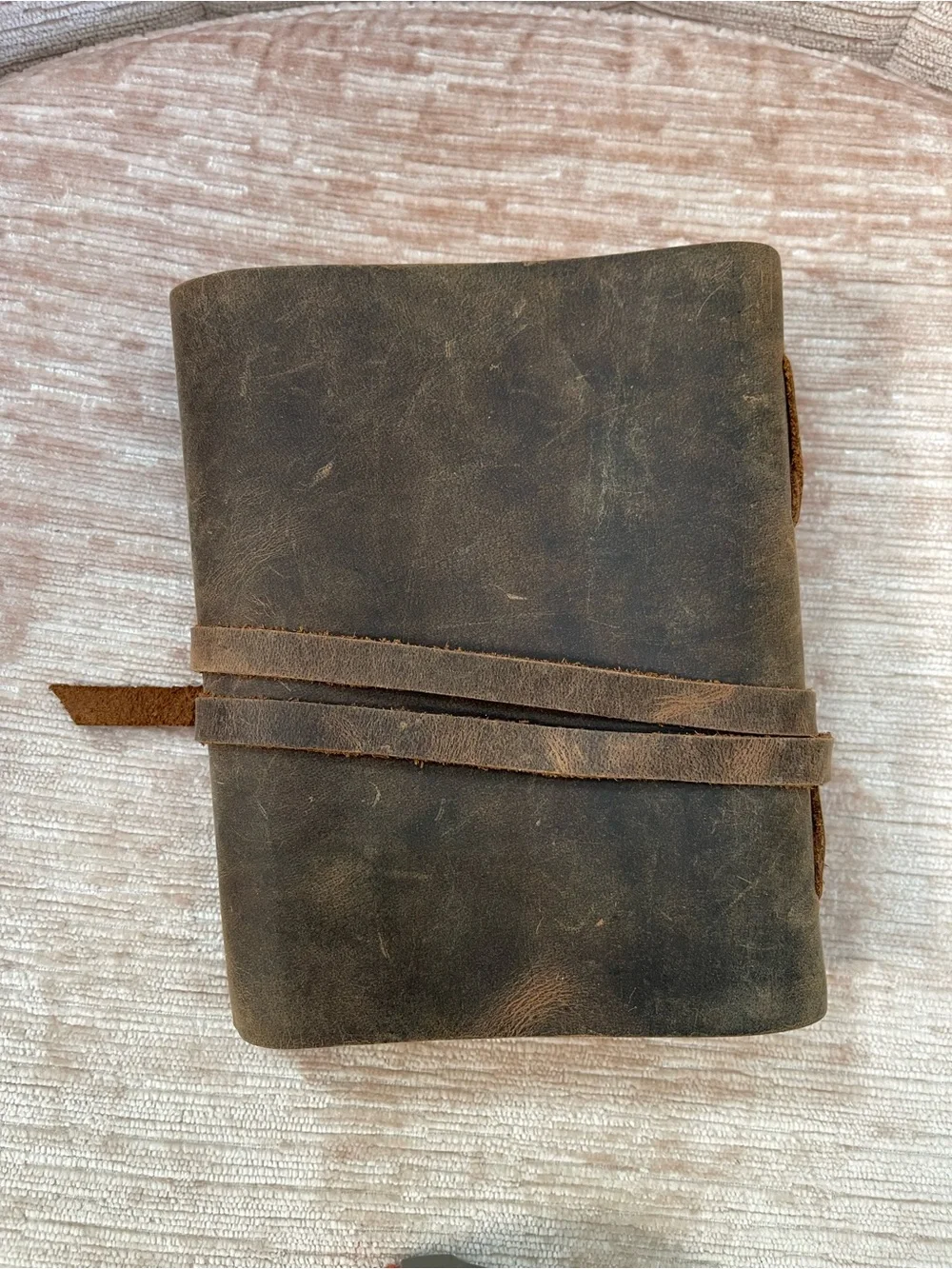 Handcrafted Vintage Leather Journal Notebook Tree of Life Halloween Vibes